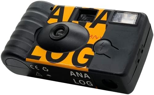 Analog Disposable Camera w/Flash + Development & Digital Uploads (Yellow) | 35mm Film Single-Use Camera, 24 Exposures, Pictures Sent to Your Phone