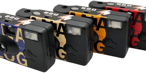 Analog Disposable Camera w/Flash + Development & Digital Uploads (Yellow) | 35mm Film Single-Use Camera, 24 Exposures, Pictures Sent to Your Phone - Image 3