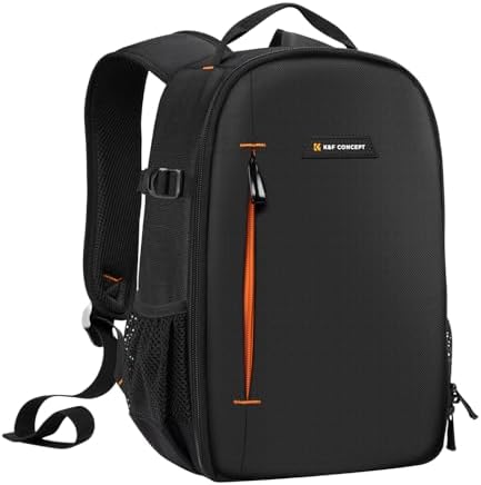 K&F Concept Camera Backpack for Photographers Photography Camera Bag Multi-Functional Camera Bags for Men Women (10L)